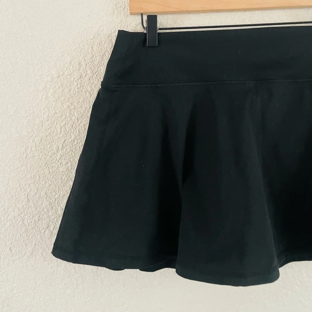 J. Crew Black Mini Skirt (with shorts)